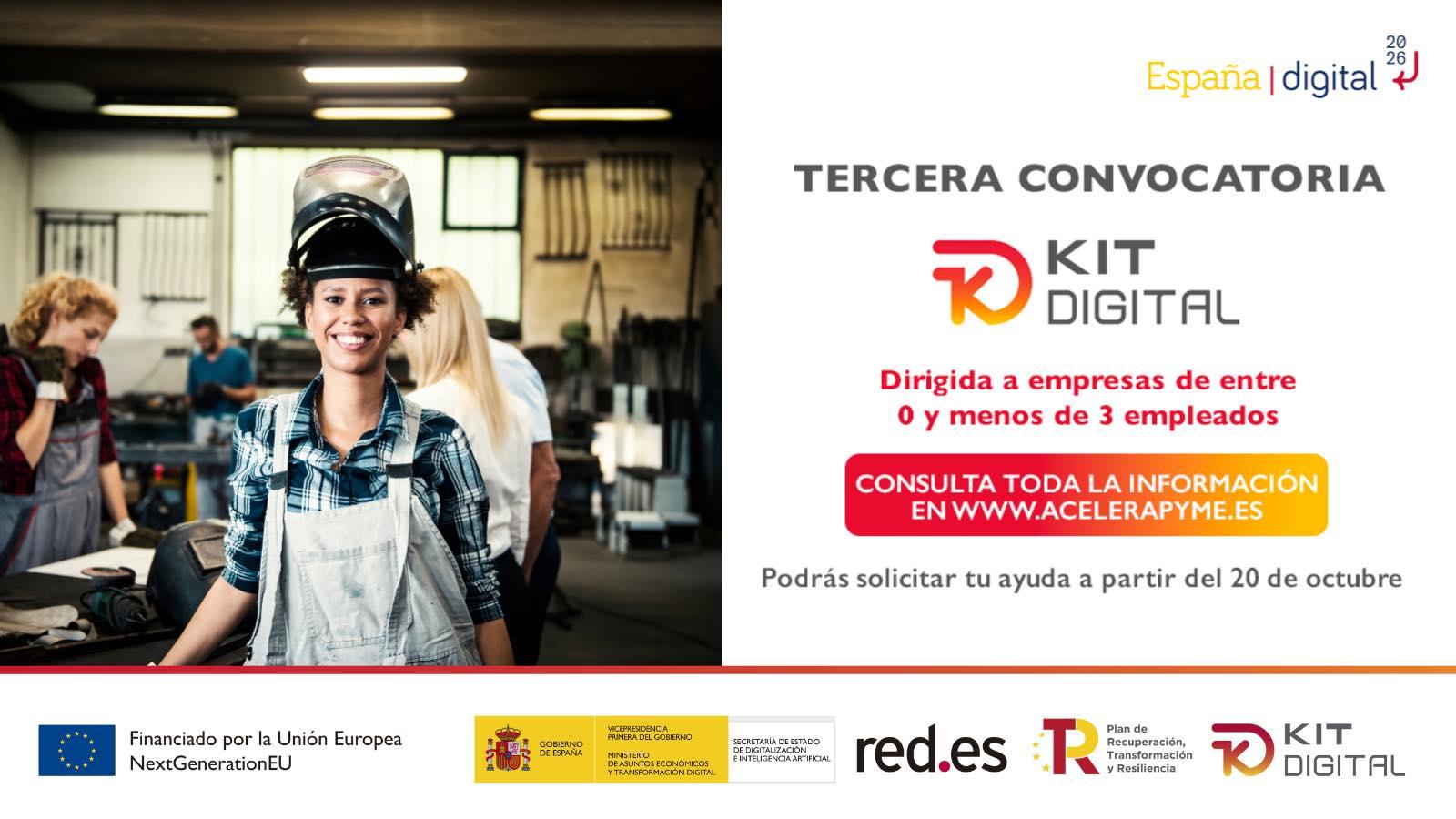 Red.es publica la tercera convocatoria de ayudas del programa Kit Digital