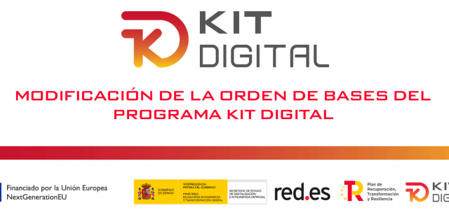 Actualización de la orden de bases que regula las ayudas del programa Kit Digital