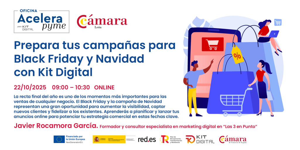 Cartel Campañas publicitarias Black Friday Navidad